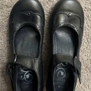 Black Dansko Mary Jane Heels Shoes